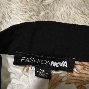 Fashion Nova Black and Tan Garment